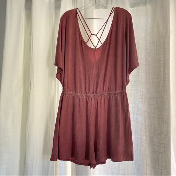 AEO Mauve Oversized Romper - Picture 16 of 16